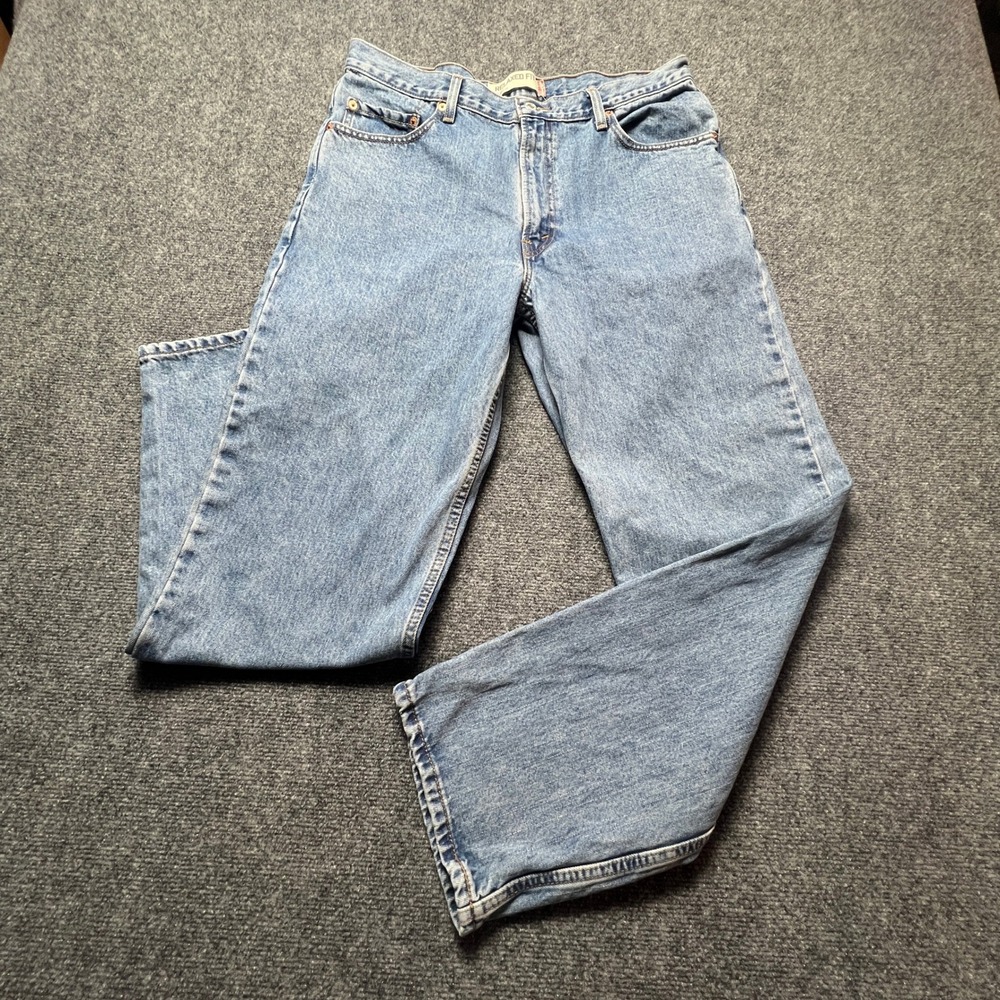 Levis 550 Relaxed Fit Mens Jeans‎ 36x32 Medium Wash Blue Denim 00550-4891